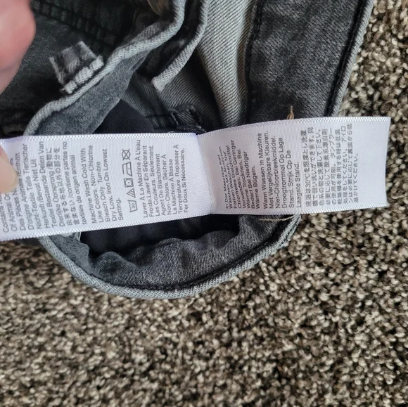 Madewell Vintage women size 27  skinny Jeans-grey - Picture 12 of 15